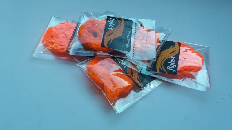 Flybox Intense Chenille in Fl.Orange-2